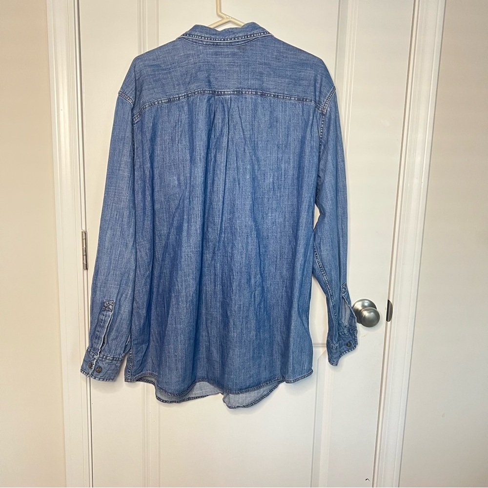 Jaguar Casual Denim Button Down Shirt - Picture 5 of 5